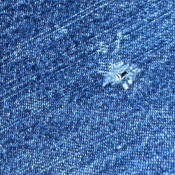 Vintage Carhartt Mens Denim Shirt Small Snap Pearl Blue Long Sleeve Western - Picture 5 of 16